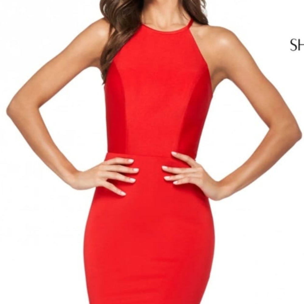 Sherri Hill 53907 Red  Dress , Size 00